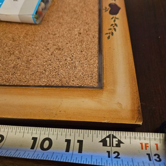 cork board with push pins for notes reminders or anything! - Picture 5 of 7